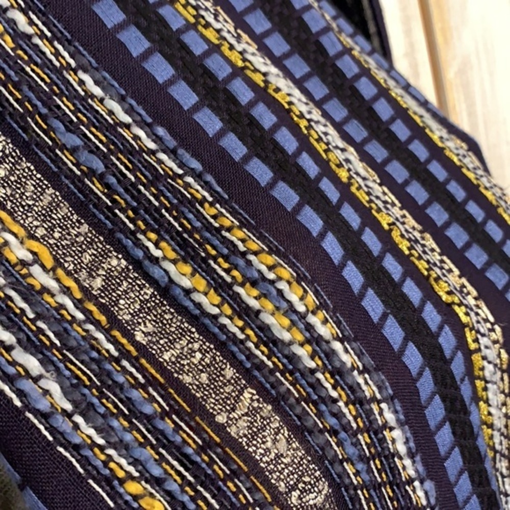 Textured Tiles Print Scarf